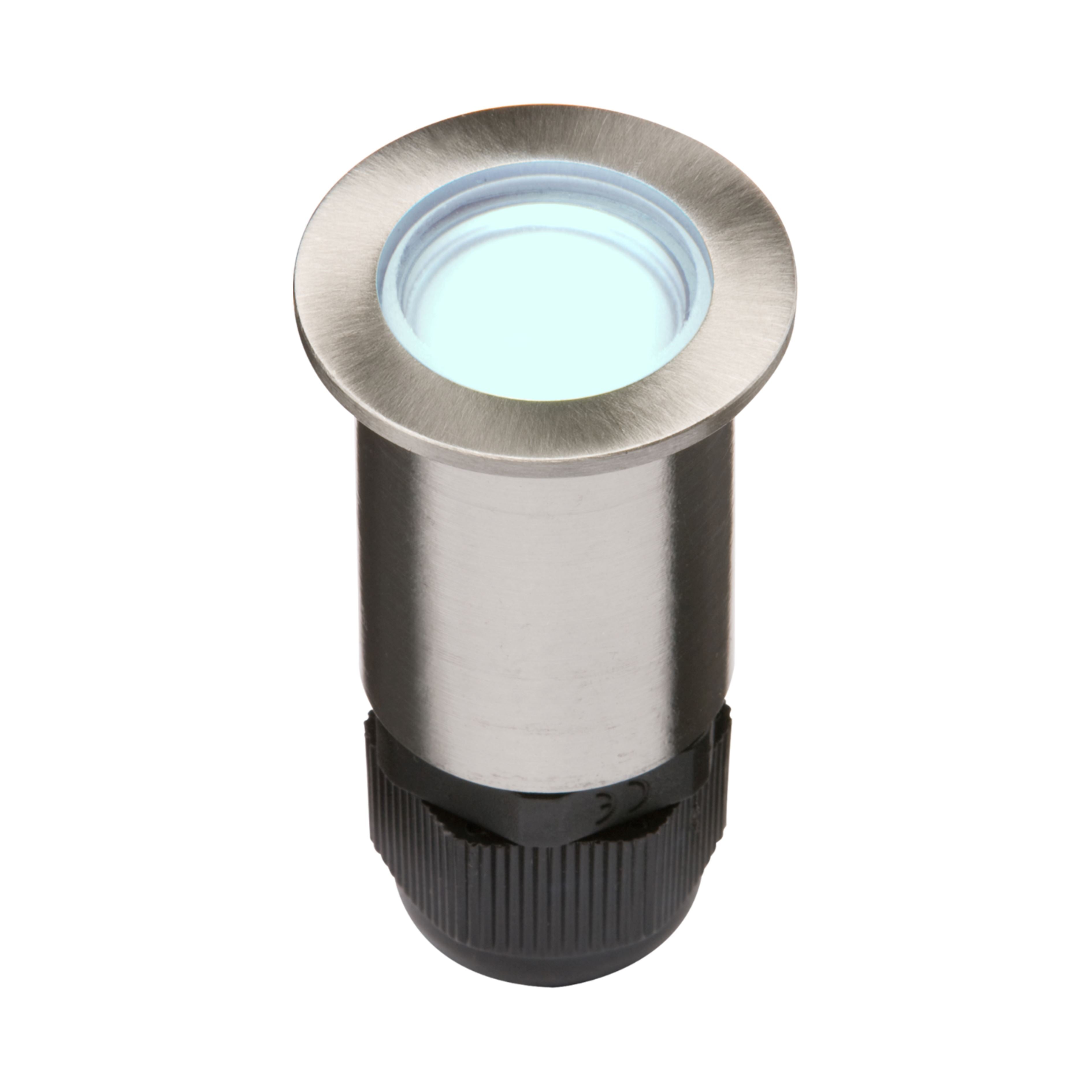 24V Mini Blue LED Walkover Light - Stainless Steel Ground Lights Knightsbridge 