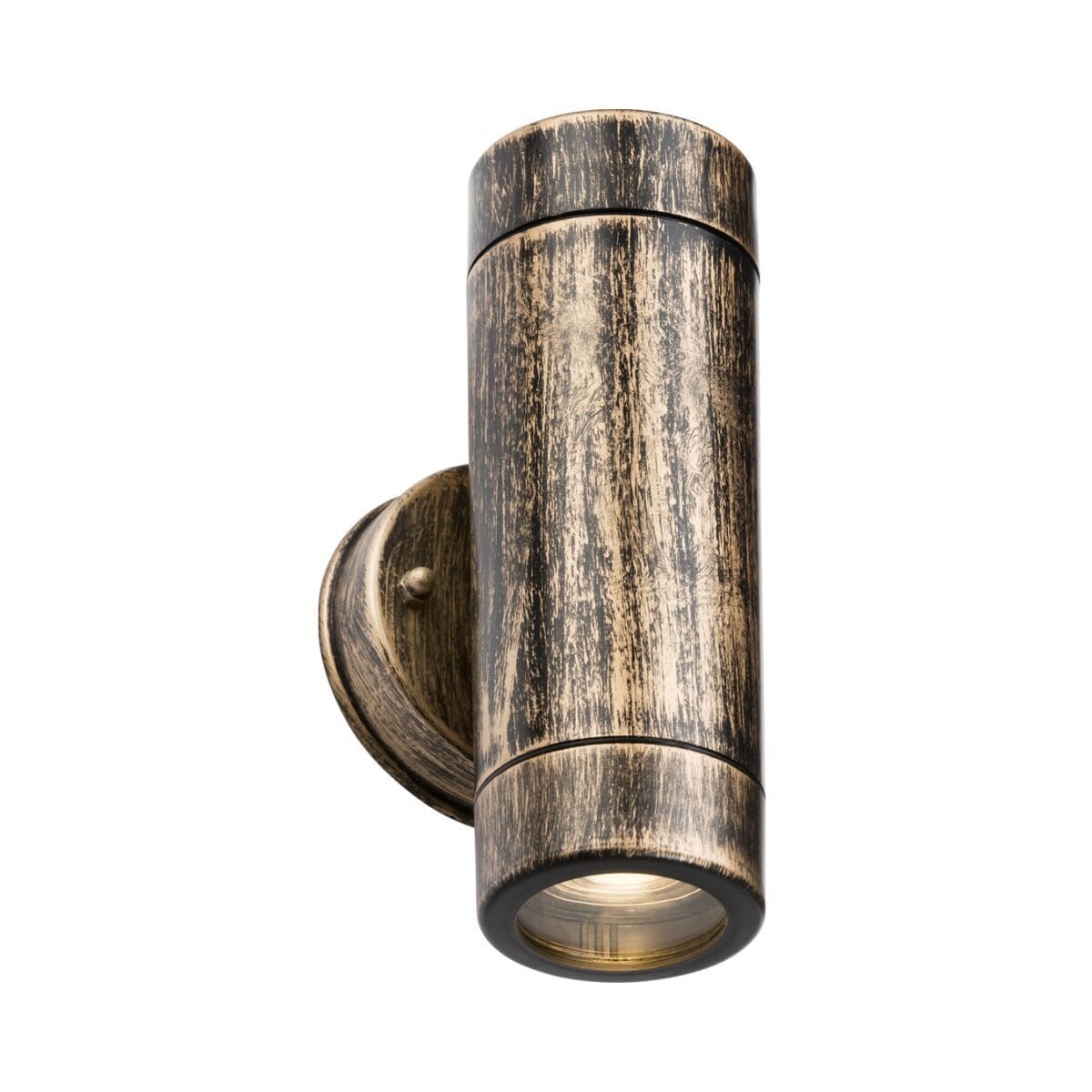 Eamon Polycarbonate Up/Down Wall Light - Brushed Brass Wall Lights Knightsbridge 