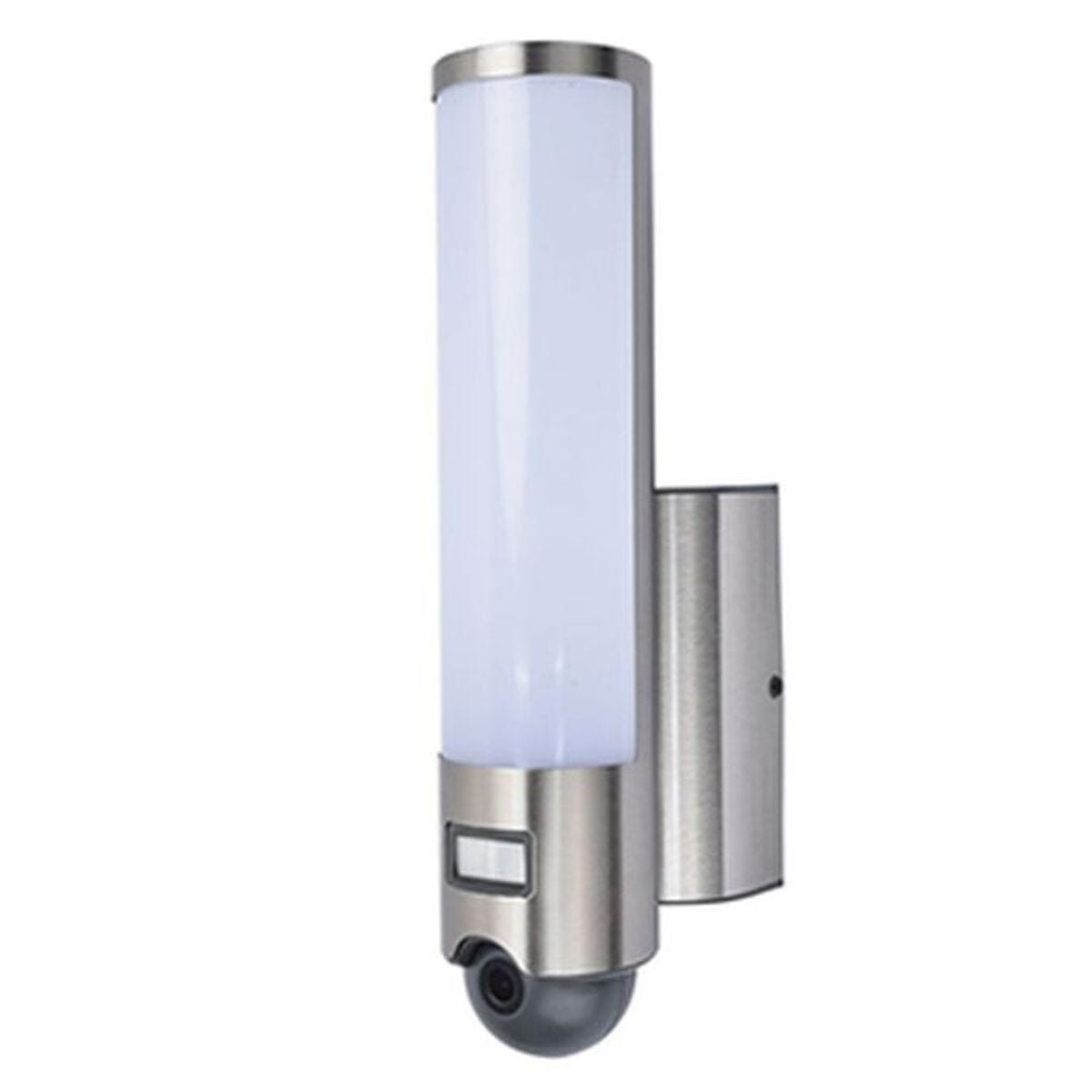 Elara Wall Light With PIR & Camera - Stainless Steel Wall Lights Lutec 