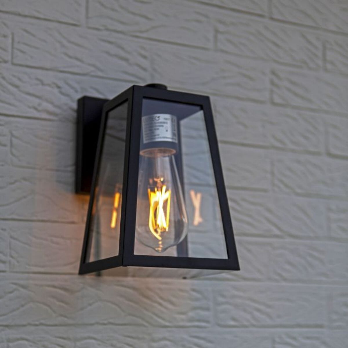 Fia Wall Light - Matt Black Wall Lights Lutec 