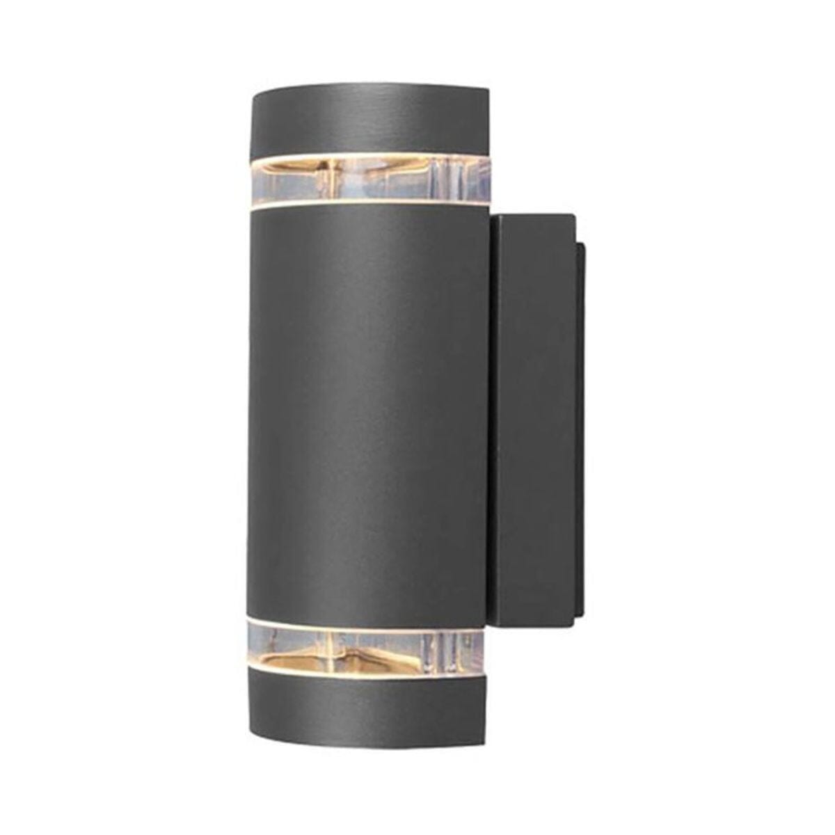 Focus Wall Light Dusk to Dawn - Matt Black Wall Lights Lutec 