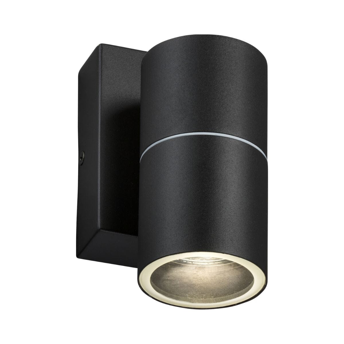 Knightsbridge Fixed Single Wall Light with Photocell Sensor Wall Lights Knightsbridge Black 