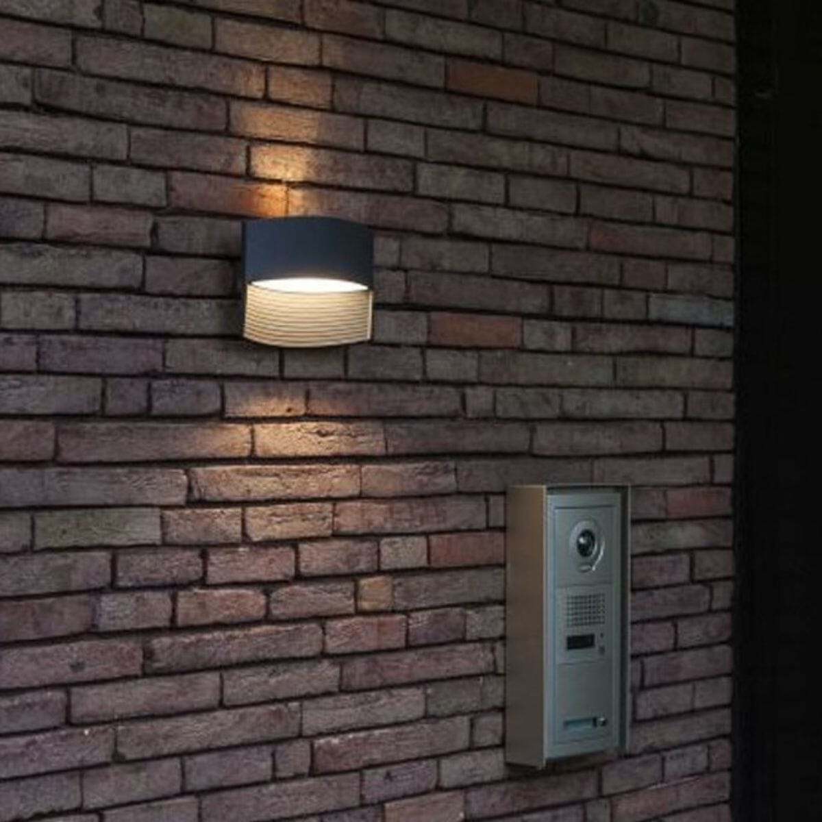 Lotus Wall Light - Dark Grey Wall Lights Lutec 