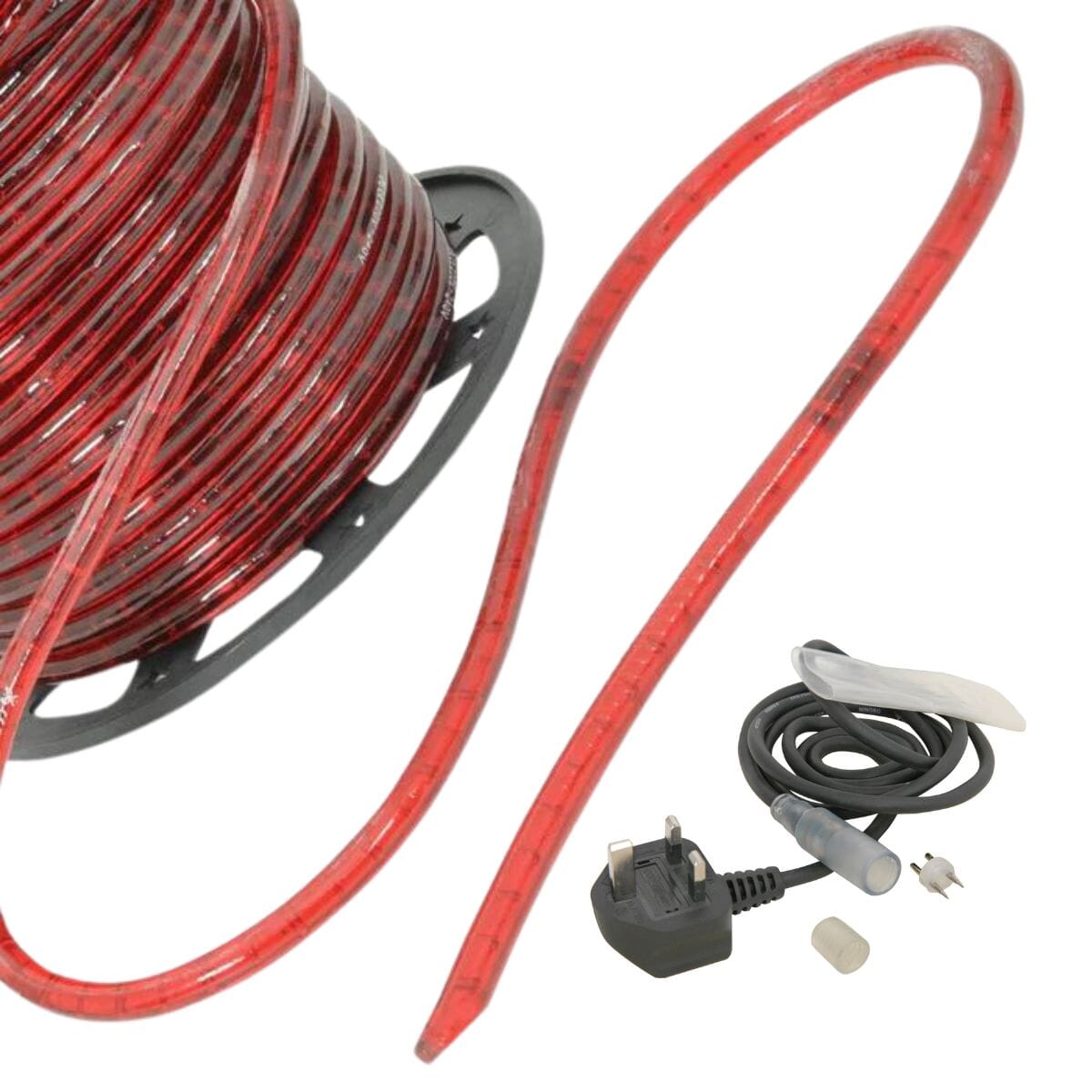 Lyyt 230V Rope Light - Red (Custom Length) Rope Lights Lyyt 