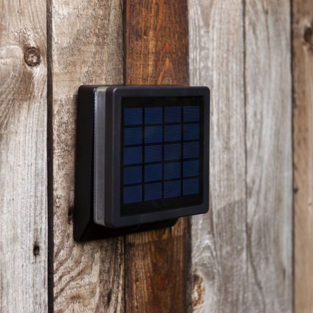 Moza Solar Portable Light With PIR Sensor - Matt Black Wall Lights Lutec 