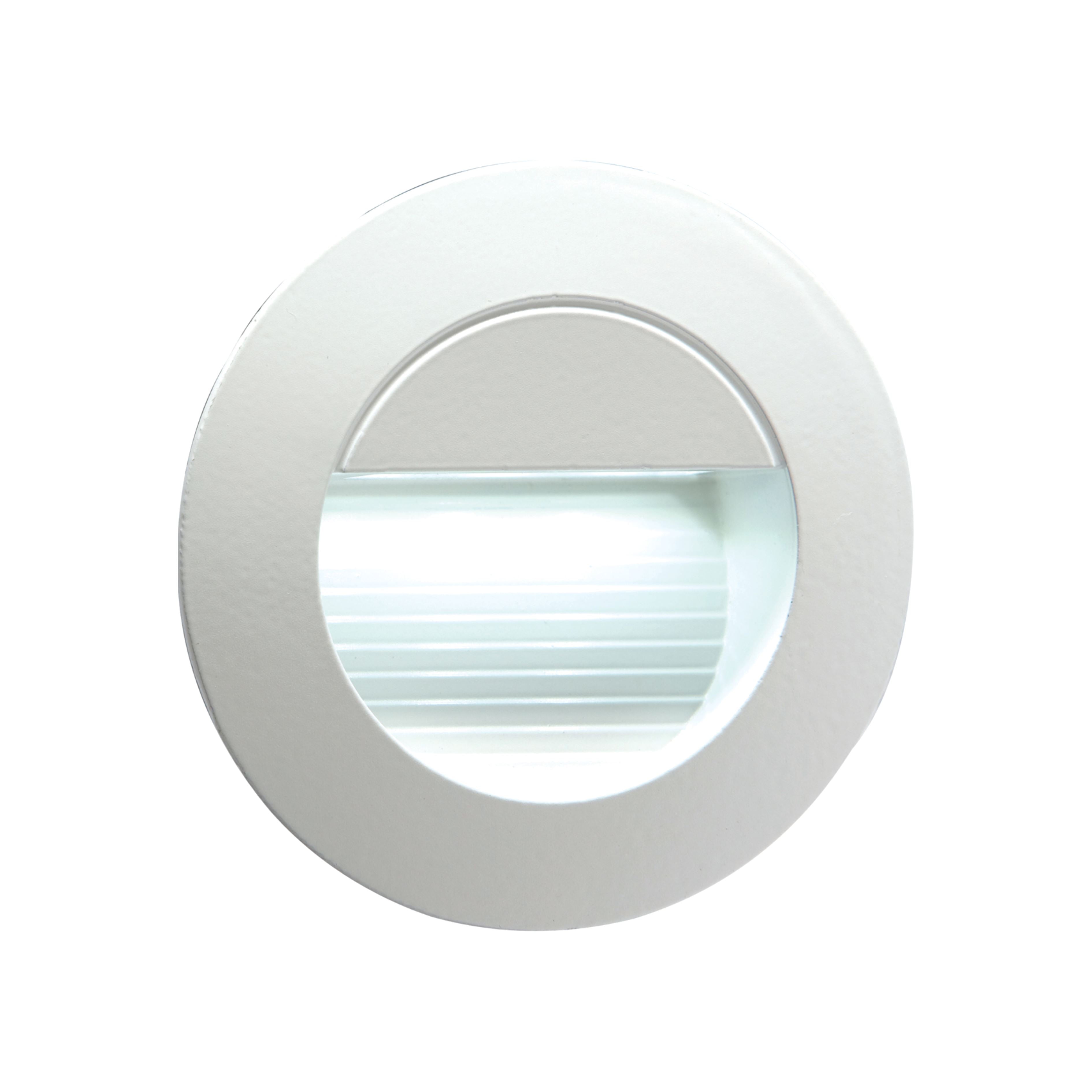 Recessed Round LED Light - White Guide Lights Knightsbridge 